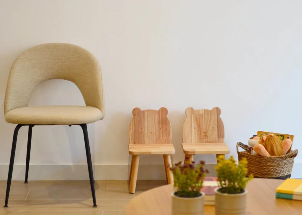 Espacio para niños de la clínica dental en mahón Clínica Martí Ainsa